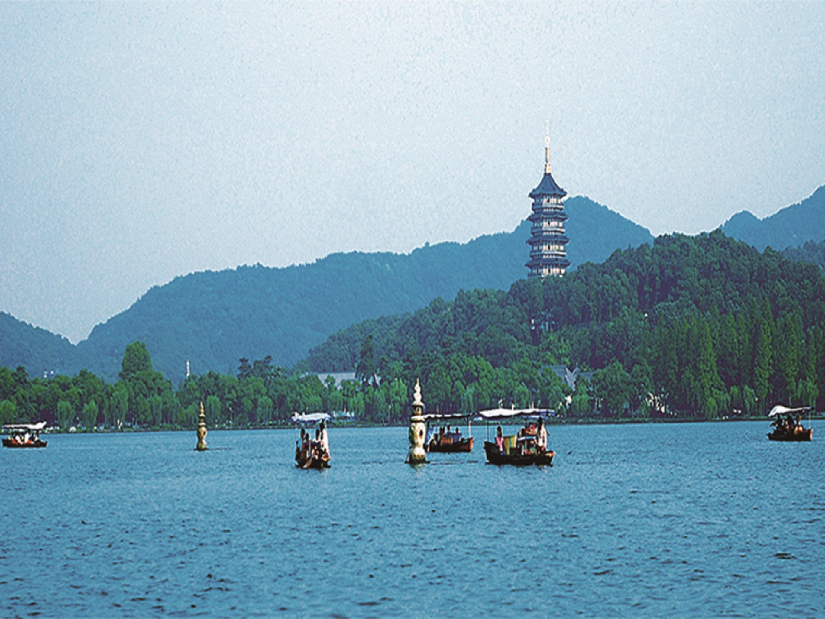 Shangri-La Hangzhou Bagian luar foto
